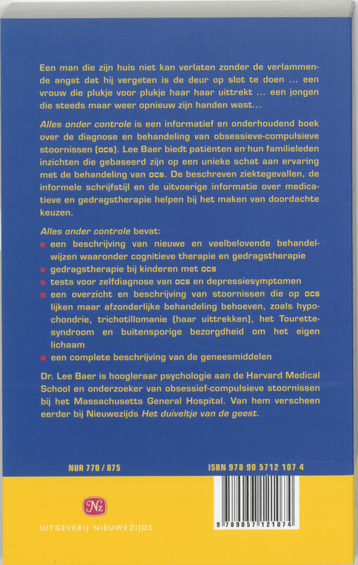 Achterkant van Alles onder controle
