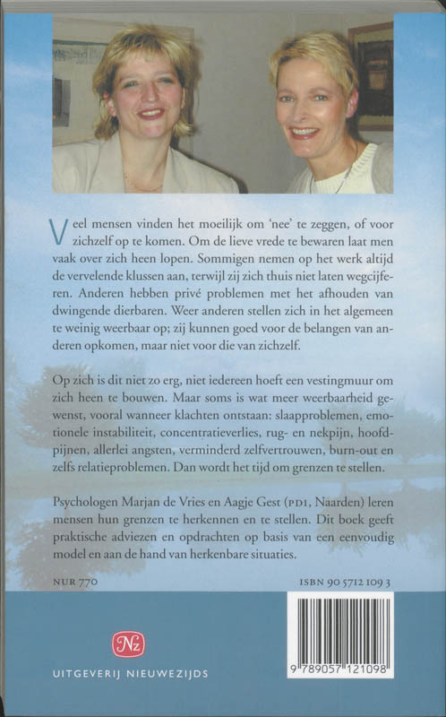 Achterkant van Grenzen stellen om ruimte te krijgen