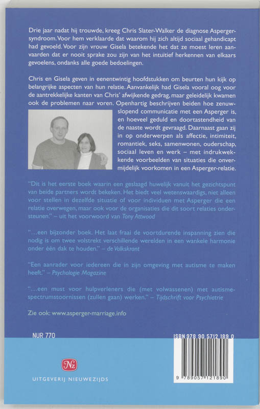 Achterkant van Een Asperger-relatie