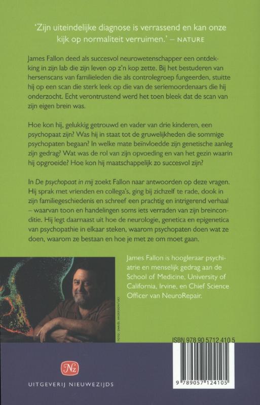 Achterkant van De psychopaat in mij