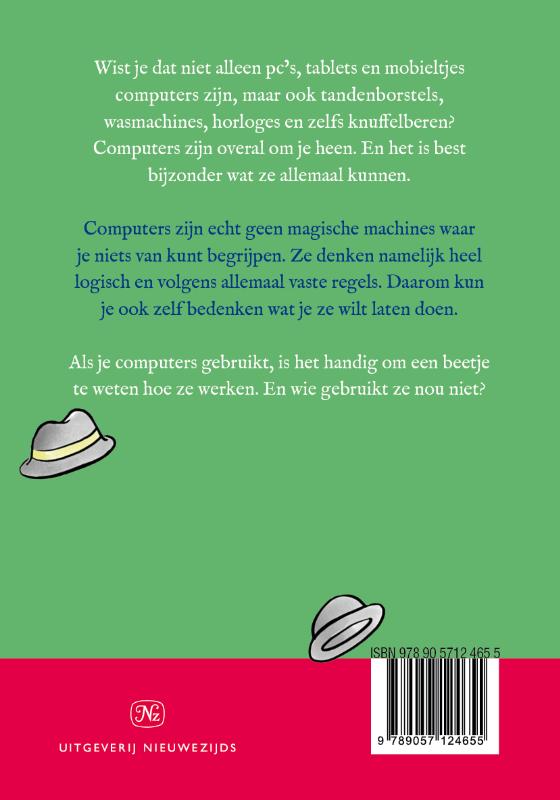 Achterkant van Hackers met hoedjes