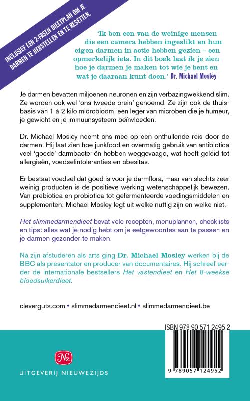 Achterkant van Het slimmedarmendieet