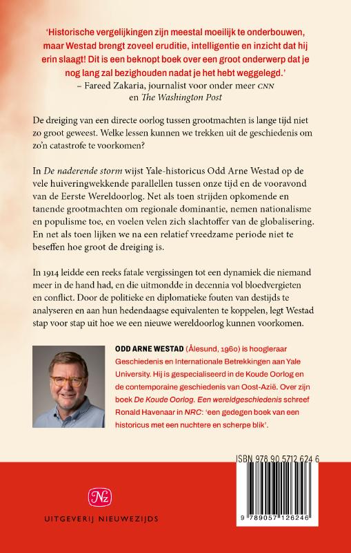 Achterkant van De naderende storm