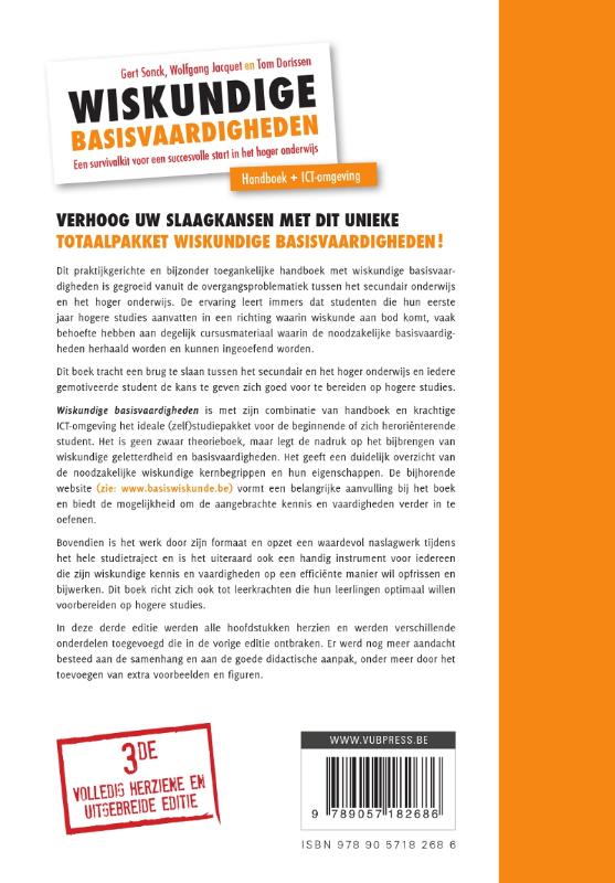 Achterkant van Wiskundige basisvaardigheden