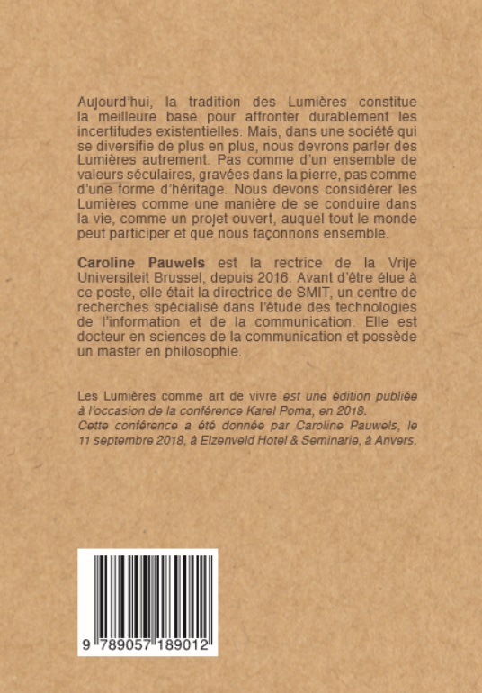 Achterkant van Le Lumièrs. Un art de vivre