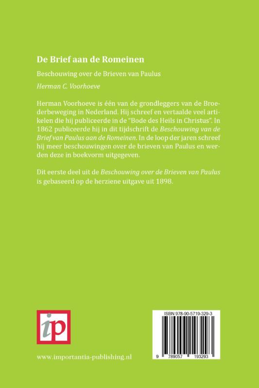 Achterkant van I