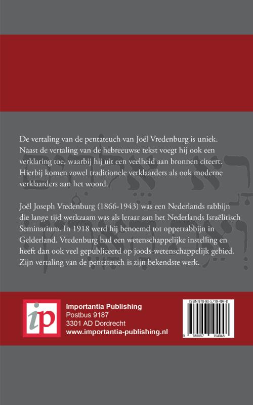 Achterkant van Leviticus