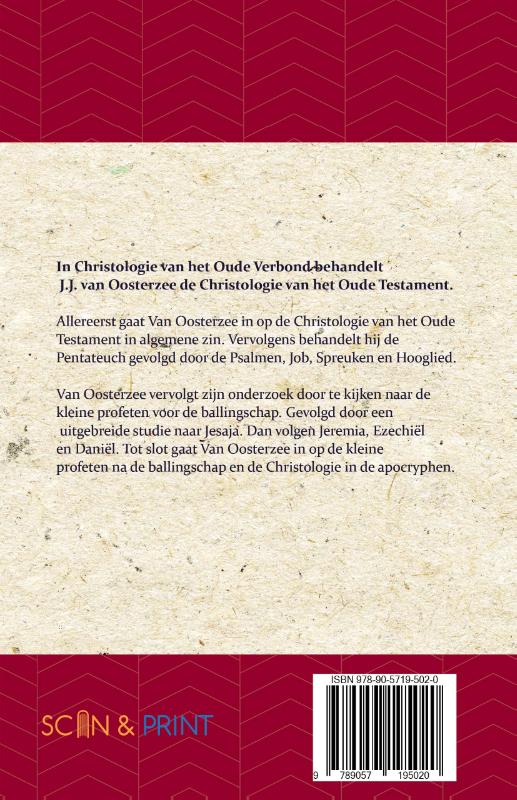 Achterkant van Christologie van het Oude Verbond