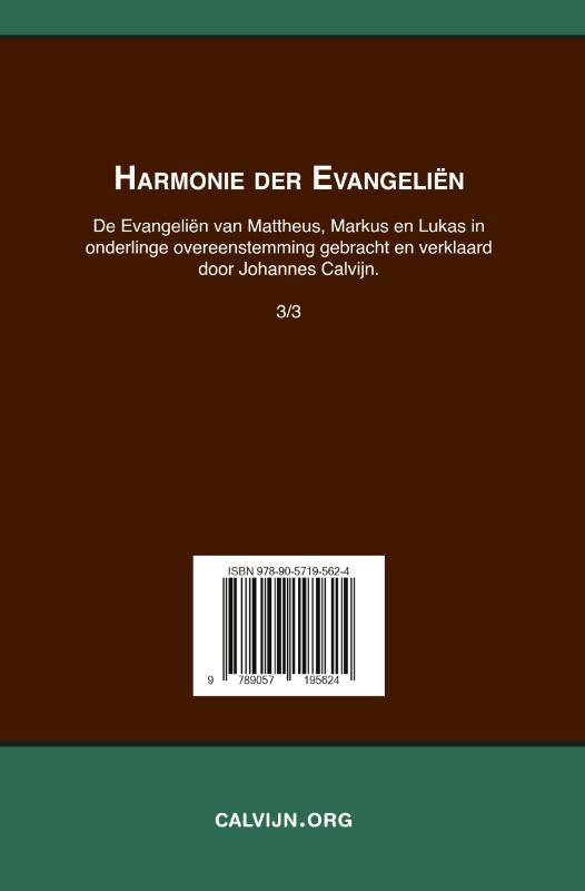 Achterkant van De Evangeliën van Mattheus, Markus en Lukas 3