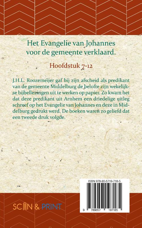 Achterkant van Het Evangelie van Johannes voor de Gemeente verklaard 2