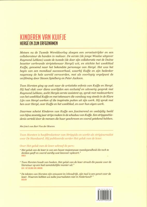 Achterkant van Kinderen van Kuifje
