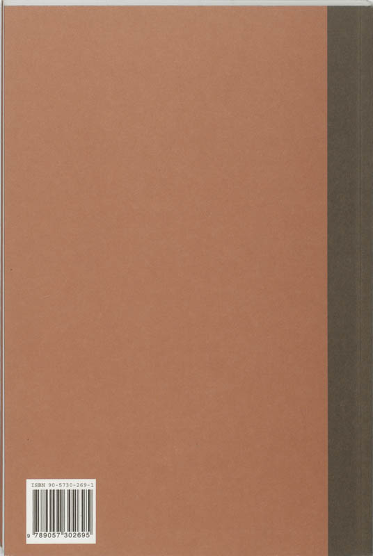 Achterkant van De geschiedenis van de Dr. P.A. Tiele-Stichting, 1953-2003