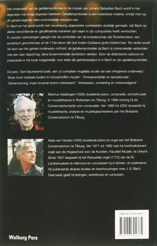 Achterkant van Bach en het getal