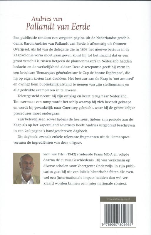 Achterkant van Andries van Pallandt van Eerde