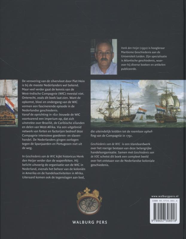 Achterkant van Geschiedenis van de WIC