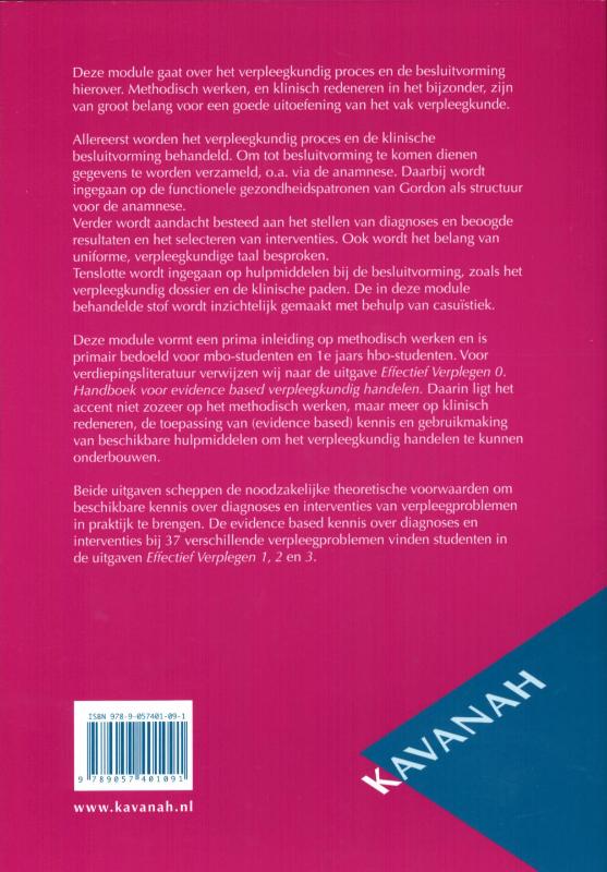Achterkant van Verpleegkundige besluitvorming