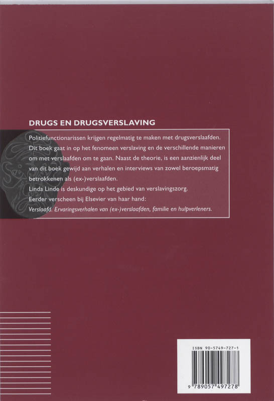 Achterkant van Drugs en drugsverslaving