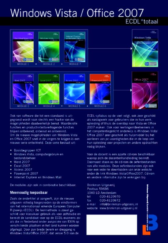 Achterkant van Powerpoint 2007