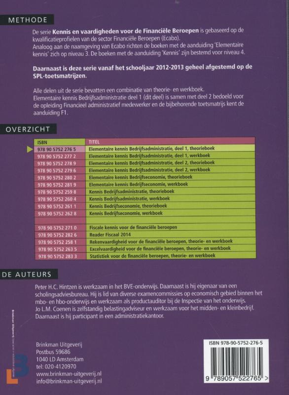 Achterkant van Theorieboek
