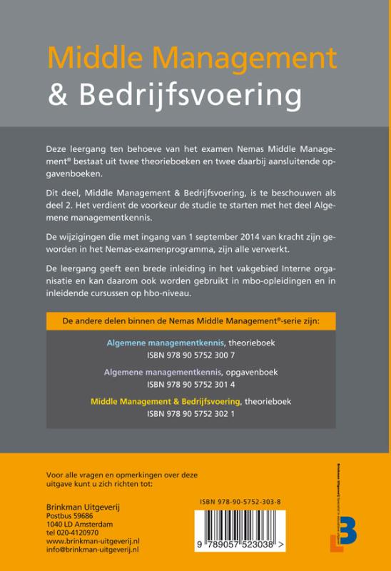 Achterkant van Opgavenboek