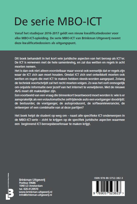 Achterkant van Rechten en plichten in de ICT