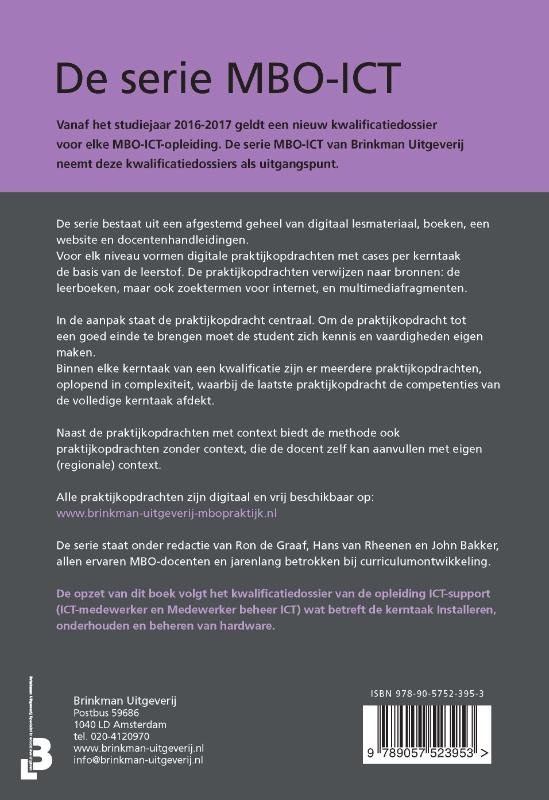 Achterkant van Hardware voor ICT-support