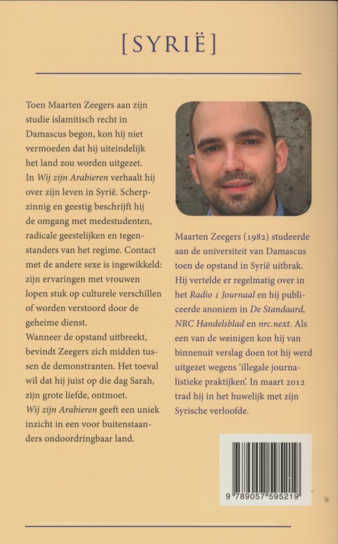 Achterkant van Wij zijn Arabieren