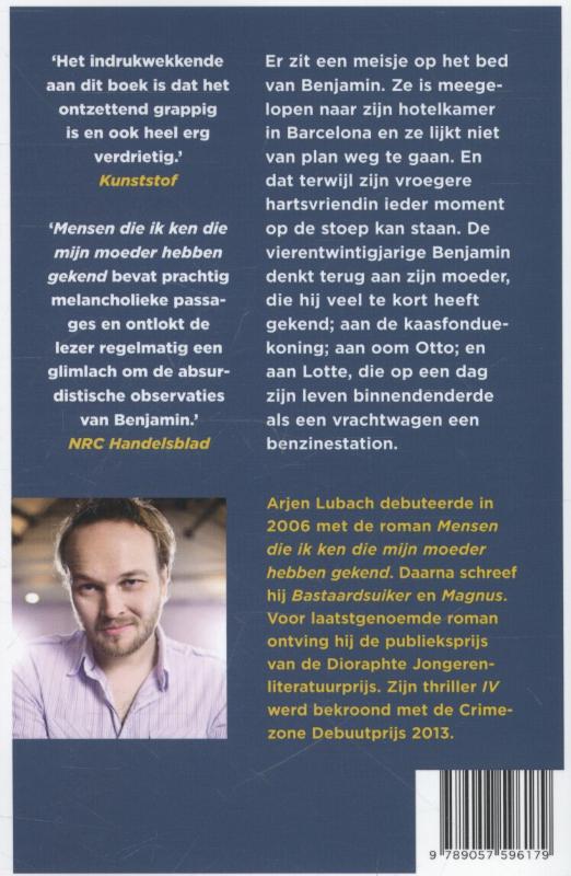 Achterkant van Mensen die ik ken die mijn moeder hebben gekend