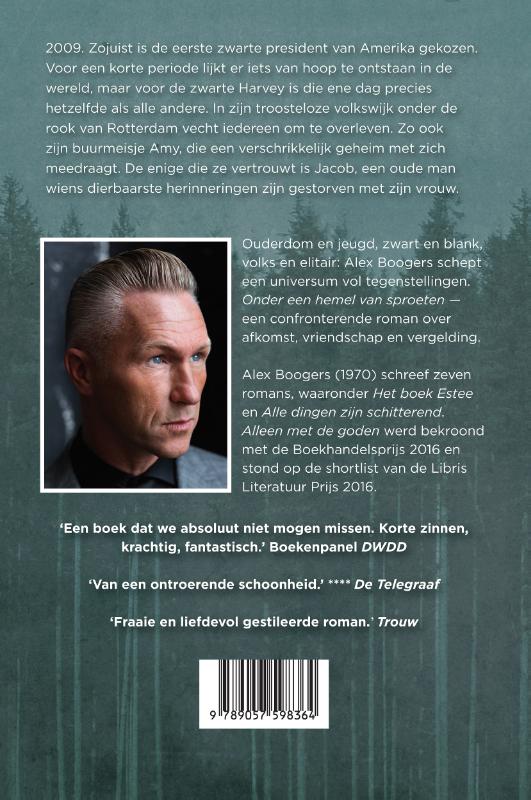 Achterkant van Onder een hemel van sproeten