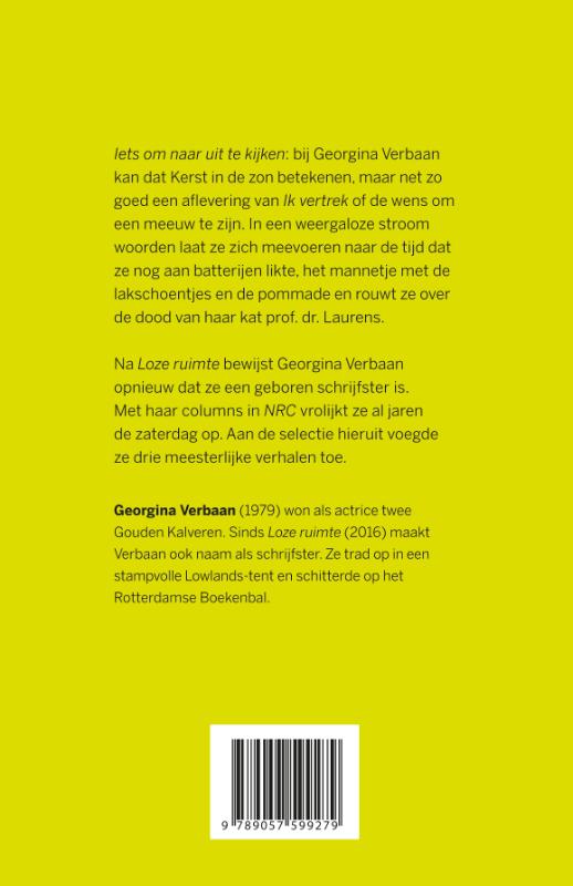 Achterkant van Iets om naar uit te kijken