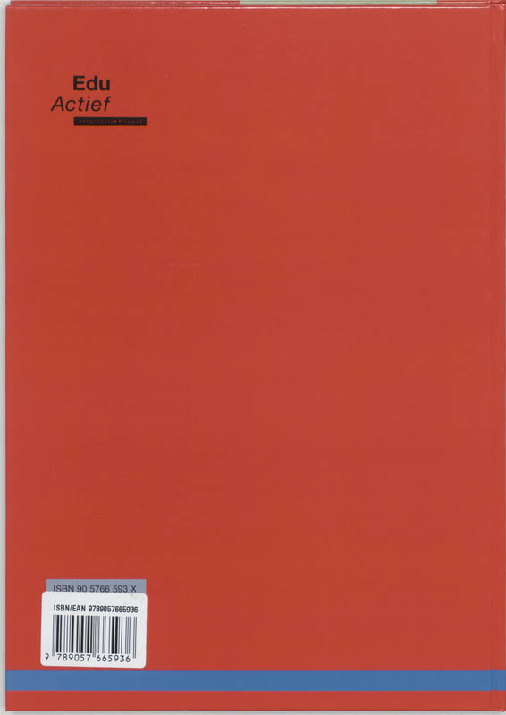 Achterkant van Leerlingenboek