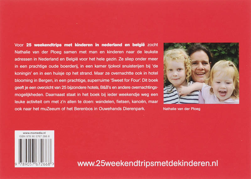 Achterkant van 25 weekendtrips met kinderen