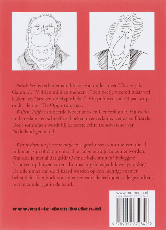 Achterkant van Wat te doen na je eerste miljoen