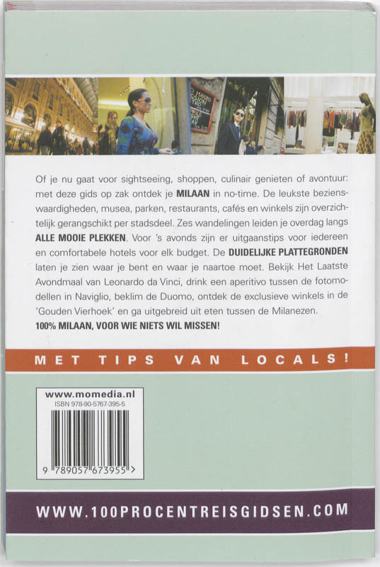 Achterkant van 100% Milaan