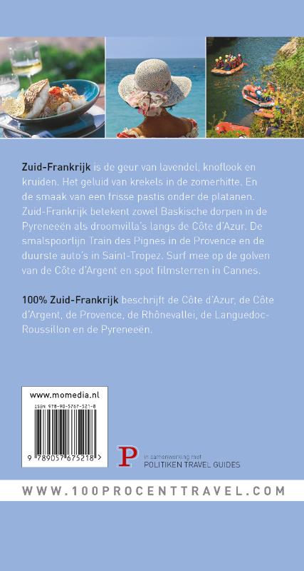Achterkant van 100% Zuid-Frankrijk