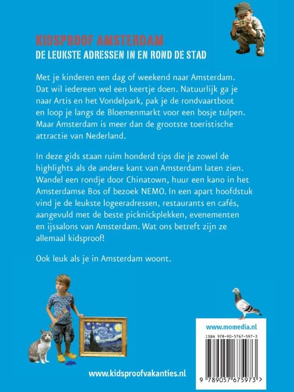 Achterkant van Kidsproof Amsterdam