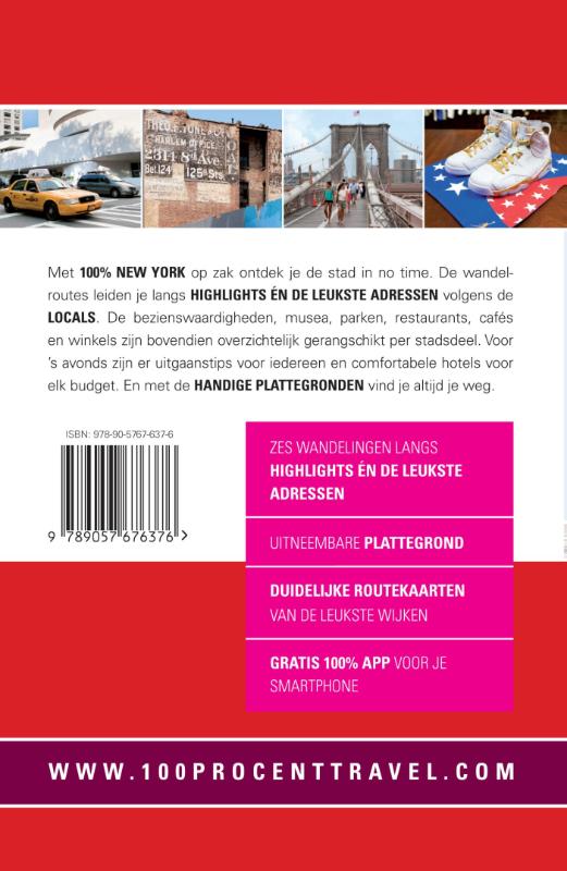 Achterkant van 100% New York