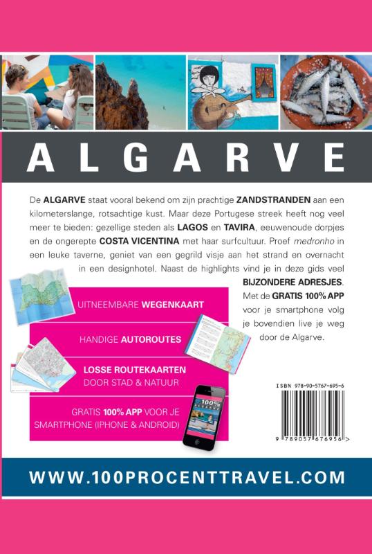 Achterkant van 100% Algarve