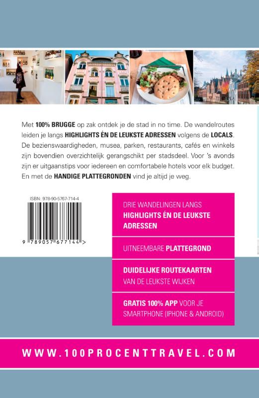 Achterkant van 100% Brugge