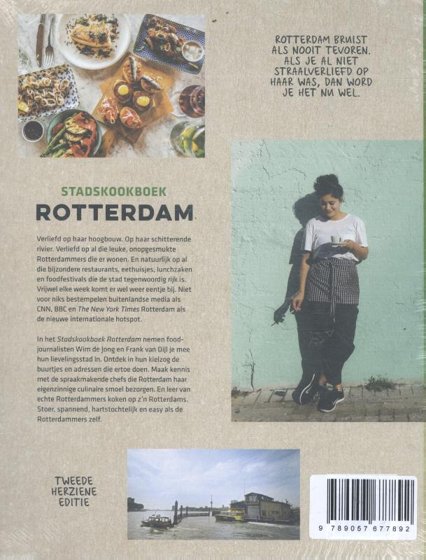 Achterkant van Stadskookboek Rotterdam