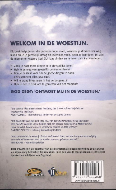 Achterkant van God ontmoeten in de woestijn