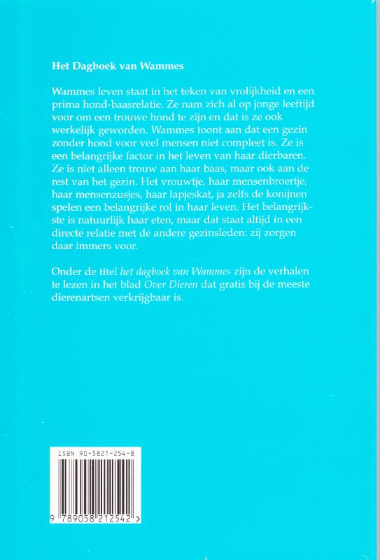 Achterkant van Dagboek van Wammes