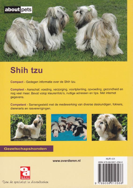 Achterkant van De shih tzu