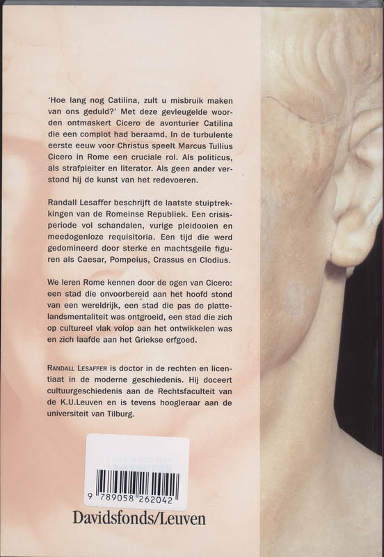 Achterkant van Cicero in turbulent Rome