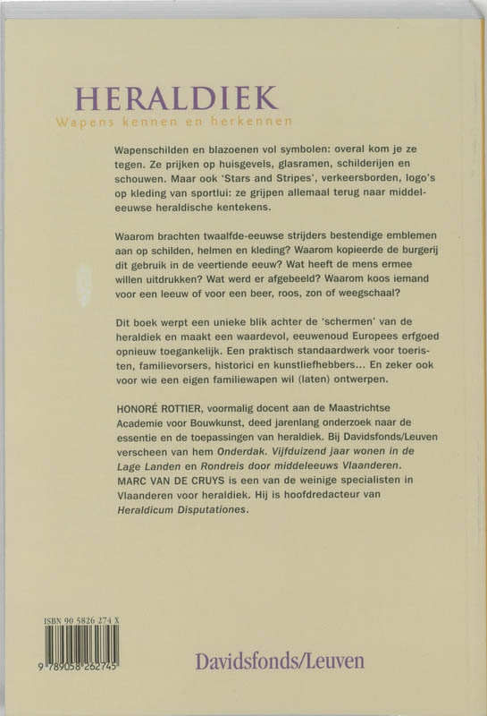 Achterkant van Heraldiek
