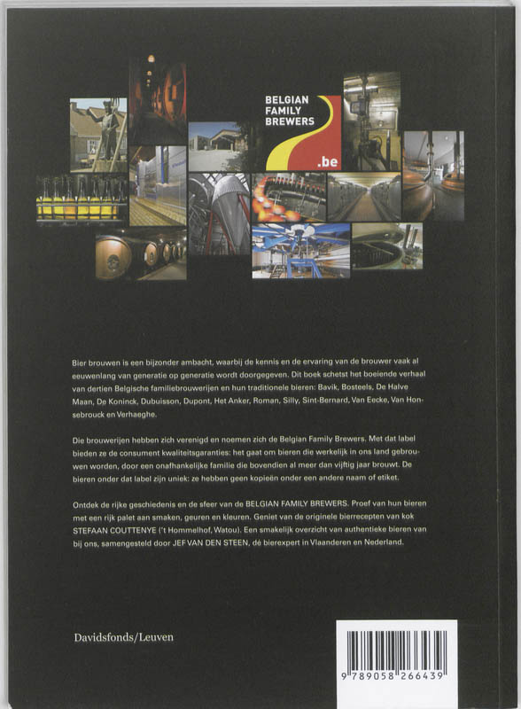Achterkant van Belgian Family Brewers