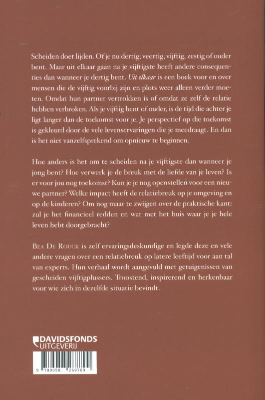 Achterkant van Uit elkaar