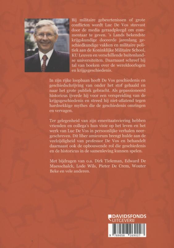 Achterkant van Van alle slagvelden thuis