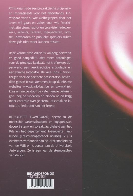 Achterkant van Klink klaar