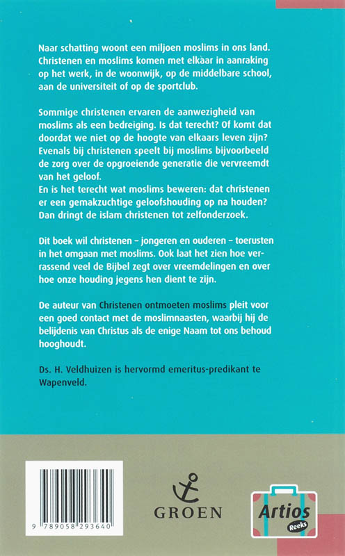 Achterkant van Christenen ontmoeten Moslims